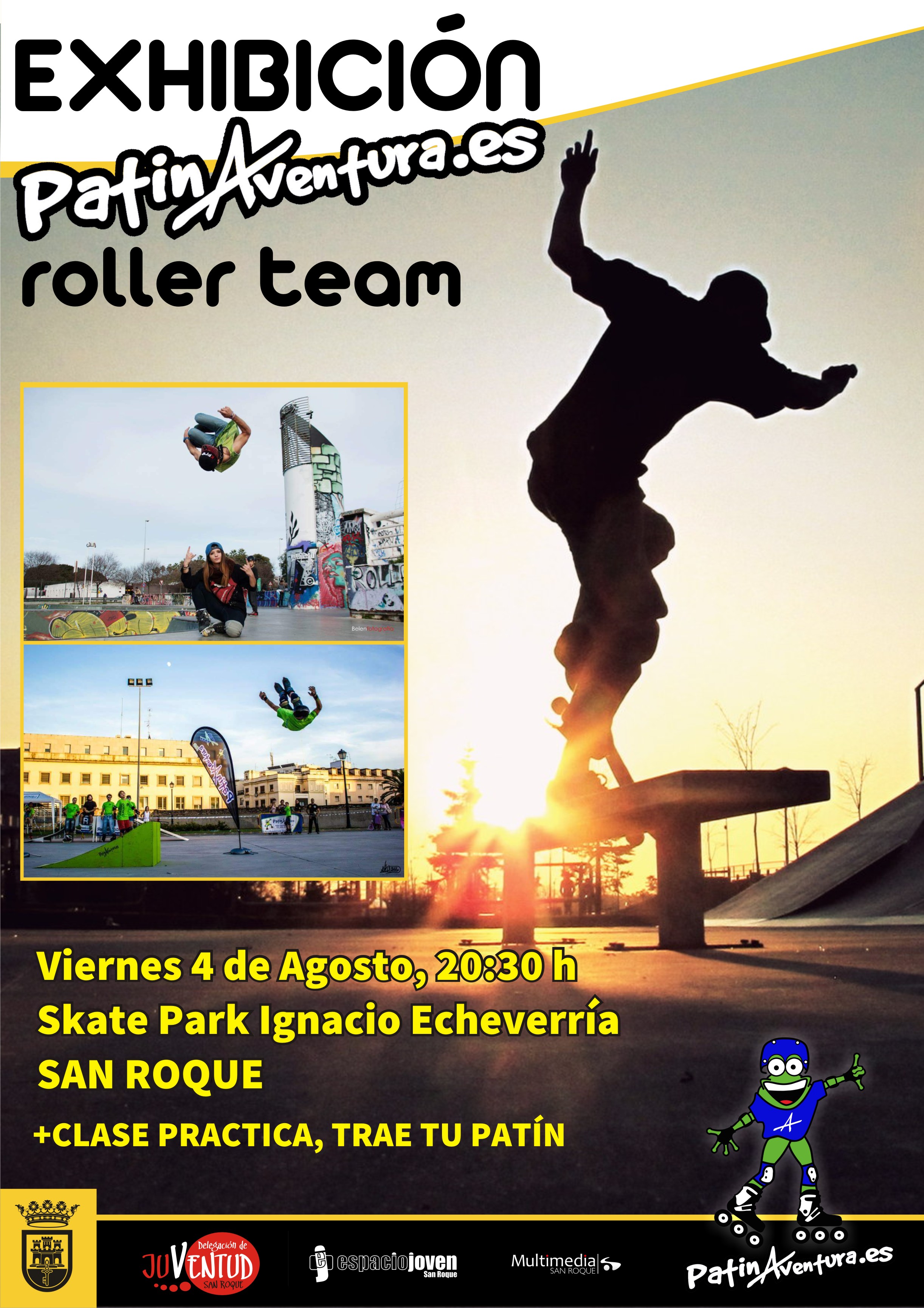 El Viernes Exhibici N De Patinaje En El Skate Park San Roque