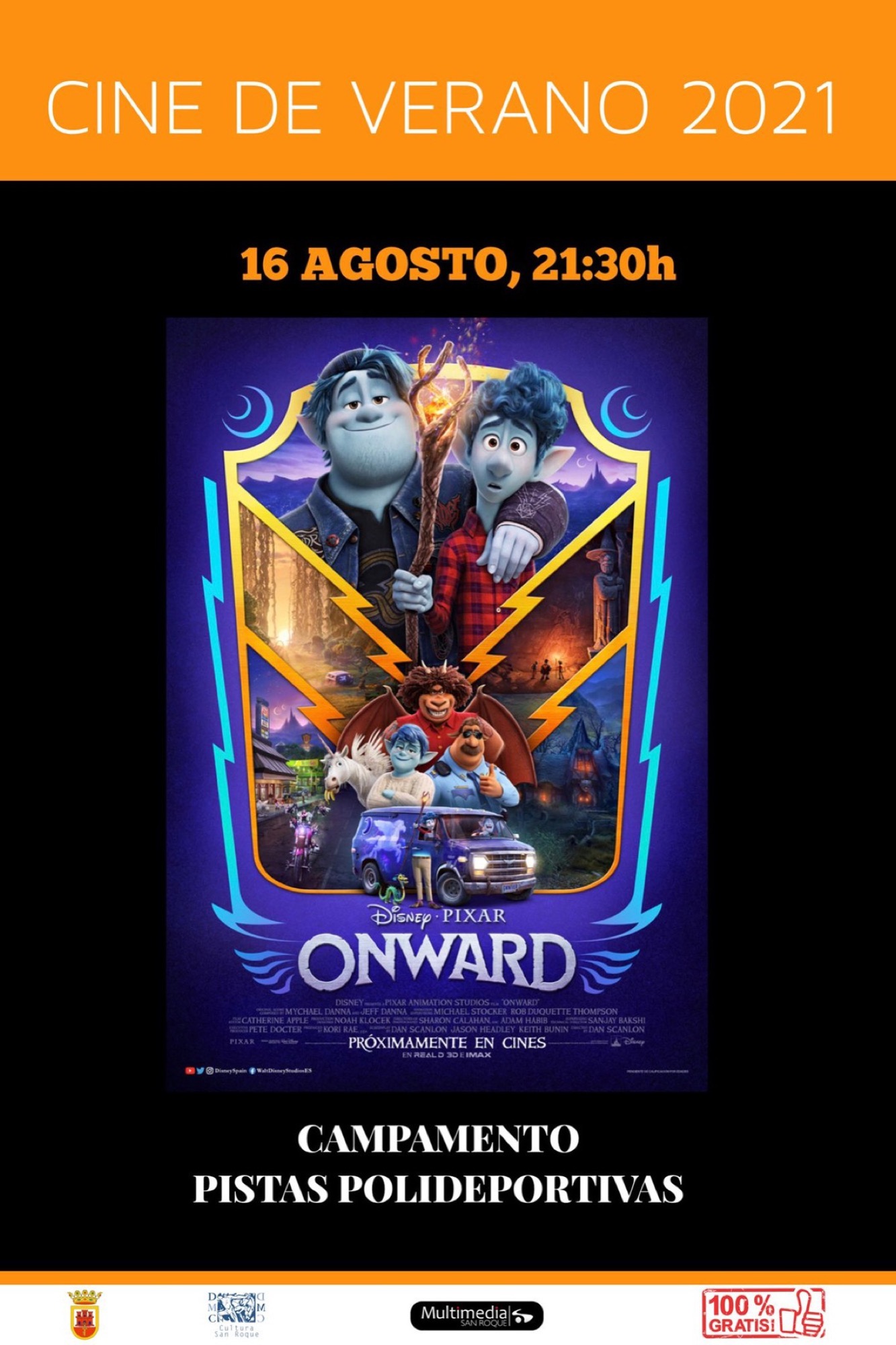 Mañana lunes comienza en Campamento la segunda parte del ciclo de Cine de  Verano | San Roque